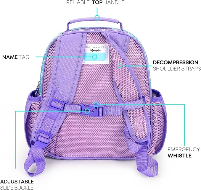 mibasies Girls Backpack 5-8: Glitter Kids Backpacks - Image 2