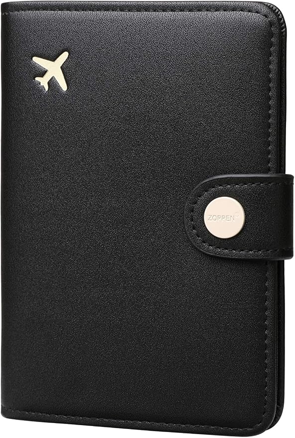 ZOPPEN Passport Holder Women Men, Passport Cover Travel Wallet Rfid Blocking by Zoppen