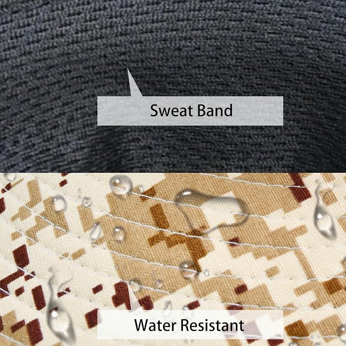 Sun Hats for Men Women Fishing Hat UPF 50+ Breathable Wide Brim Summer UV - Image 3