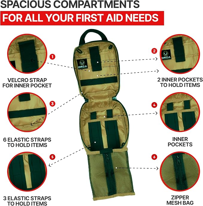 MOLLE Rip Away EMT First Aid IFAK Pouch Medical Empty Bag - Image 4