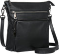 HESHE Crossbody Bags for Women Leather Handbags Designer Shoulder Purse by HESHE