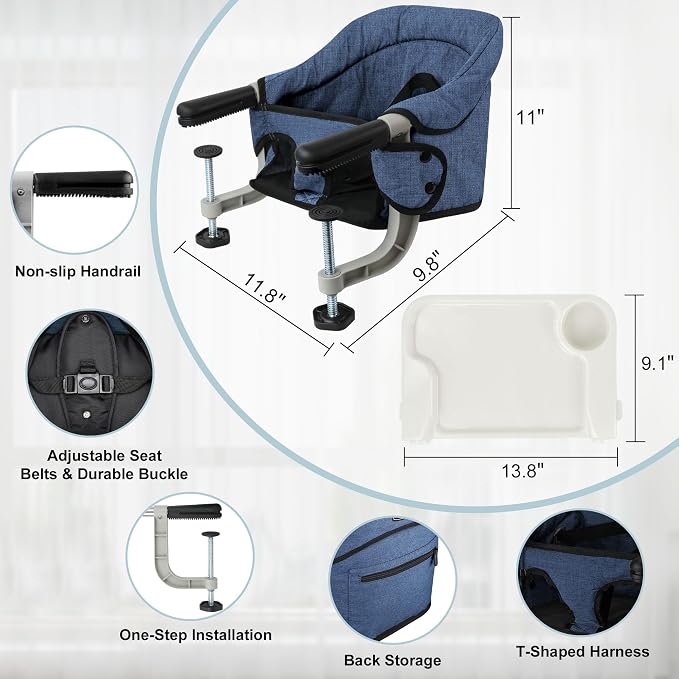Hook On High Chair, Jozzve Clip on High Chair - Image 7