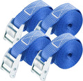 Cartman 1" x 12' Lashing Straps Up To 600lbs, 4pk Blue by CARTMAN