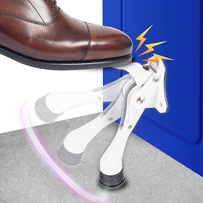 One Touch Kickdown Door Stopper, Door Holder, Heavy Duty Door Stops, Bottom of - Image 2