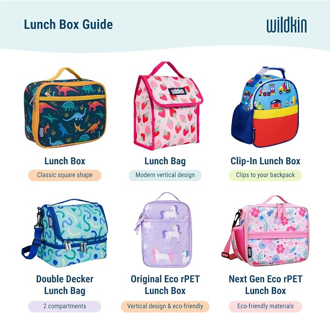 Wildkin Kids Insulated Lunch Bag – Reusable, School & Travel - Image 6