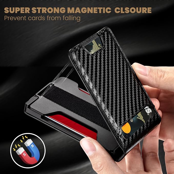 Wallet for Men Newly Upgraded Magnetic Minimalist Slim Men’s Wallet, RFID - Image 5