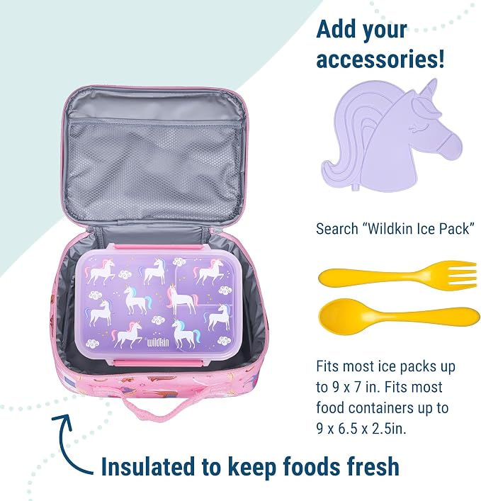 Wildkin Kids Insulated Lunch Box – Durable and Reusable - Image 5