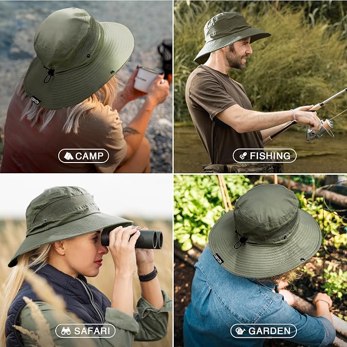 GearTOP Safari Sun Hat for Men and Sun Hats for Women UV Protection UPF 50+ - Image 6