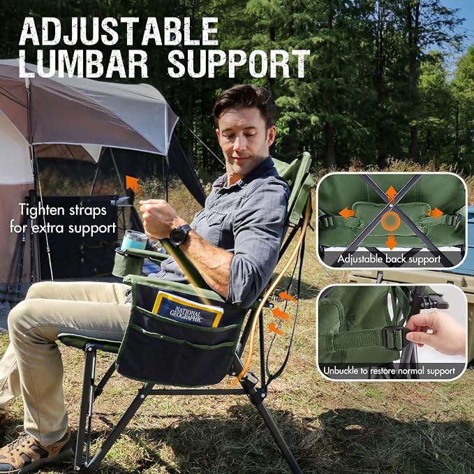Portal Camping Chair with Lumbar Support - Image 4