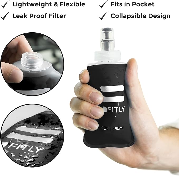 Soft Flask - Shrink As You Drink Soft Water Bottle - Image 2