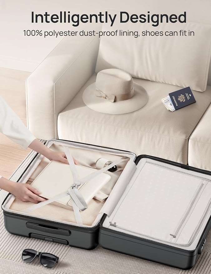 NINETYGO Carry On Luggage 22x14x9 Airline Approved, 20 Inch Luggage - Image 7