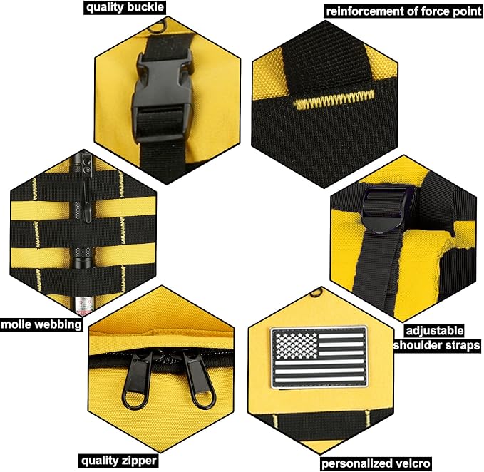 Hiking Backpack for Men 70L/100L Camping Backpack Military Rucksack Molle 3 - Image 6