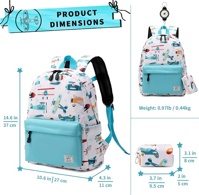 mygreen Toddler Backpack, Kids Backpack - Image 2