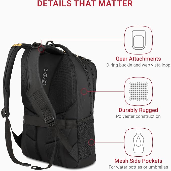 SwissGear Cecil 5505 Laptop Backpack - Image 3