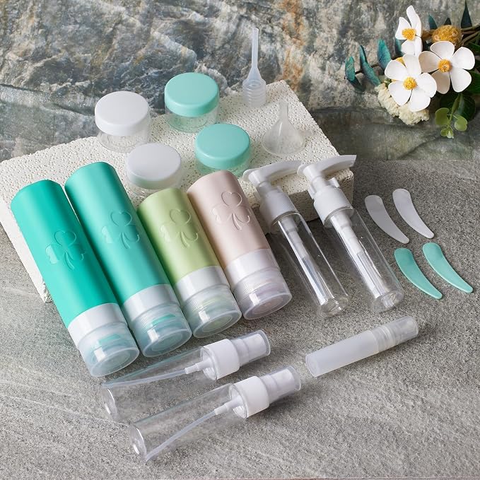INSFIT Travel Bottles for Toiletries 23pack, TSA Approved Travel Size Toiletries - Image 6