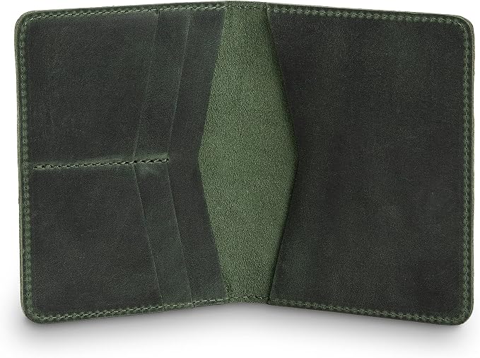 PEGAI Standard Full Grain Crazy Horse Leather Passport Holder | Custom Travel - Image 6