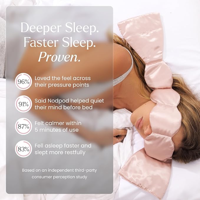 Nodpod Gentle Pressure Silk Sleep Mask | Patented Light Blocking Design - Image 4