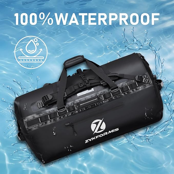 Waterproof Duffel Bag, Large Waterproof Duffel Backpack - Image 2