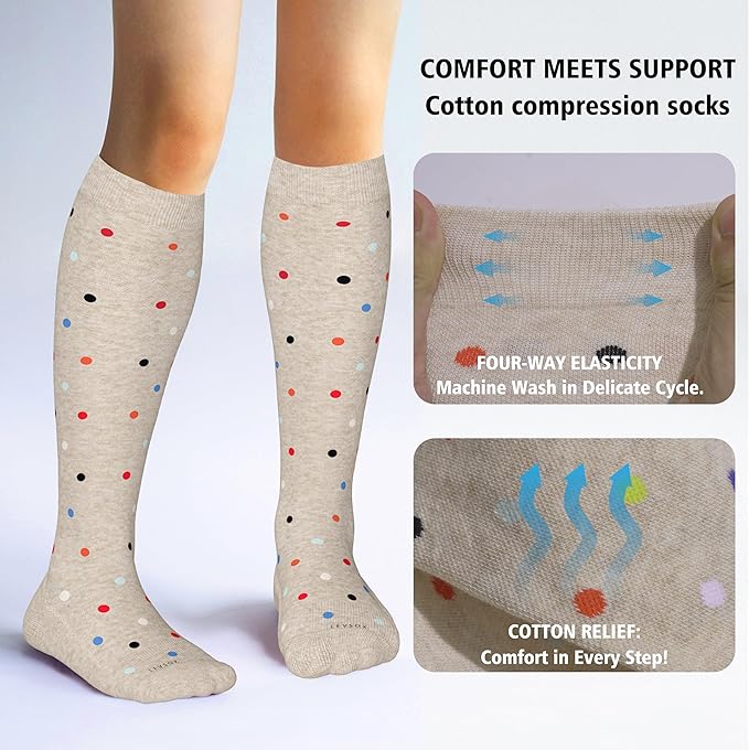 LEVSOX Thick Cotton Compression Socks - Image 3