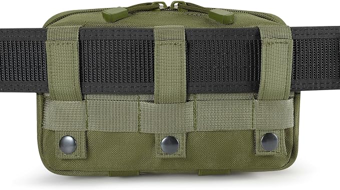 Tactical Molle Admin Pouch Utility Laser Cut EDC Tool Pouch Bag Horizontal - Image 5