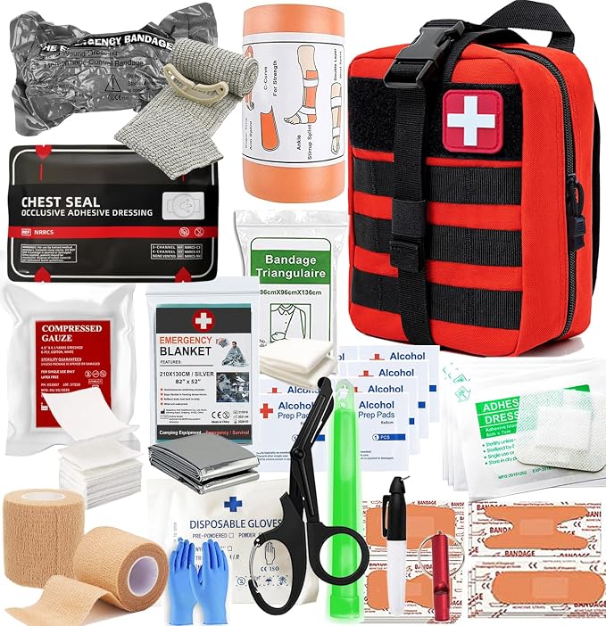 IFAK Kit Trauma Kit Military Medical First Aid Kits Bleeding Contral Emergency by Vviitop