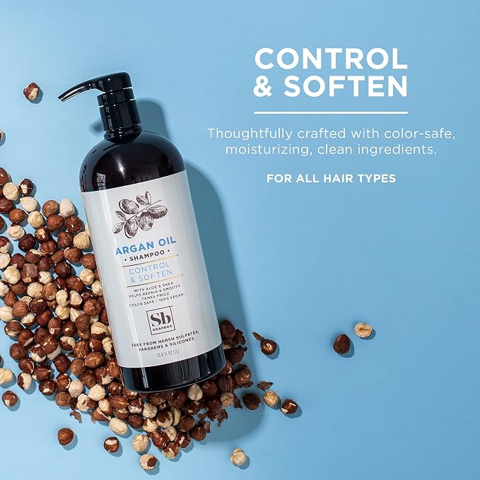 Soapbox Argan Oil Shampoo, Harsh Sulfate Free, Paraben & Silicone Free - Image 2