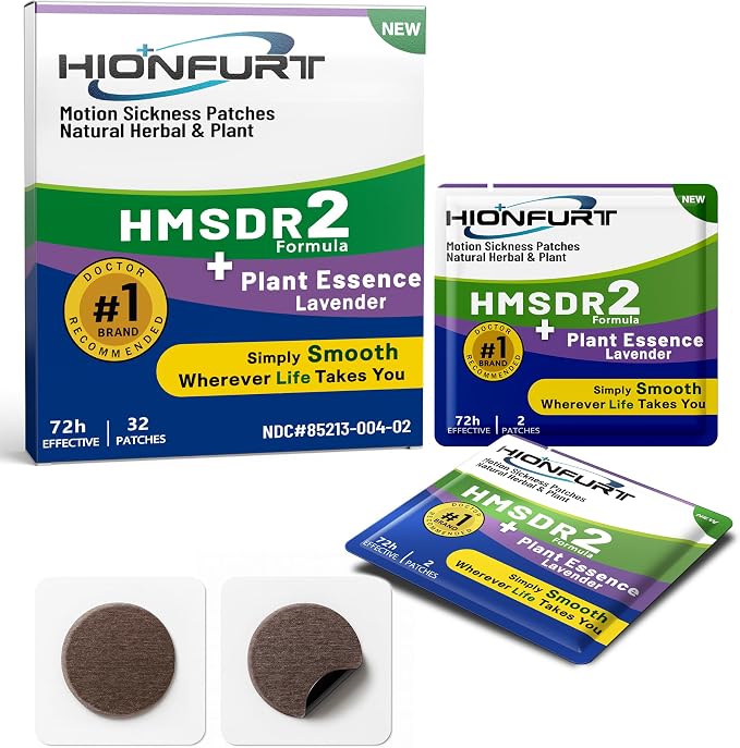 HMSDR2 32ct Motion Sickness Patches by HIONFURT