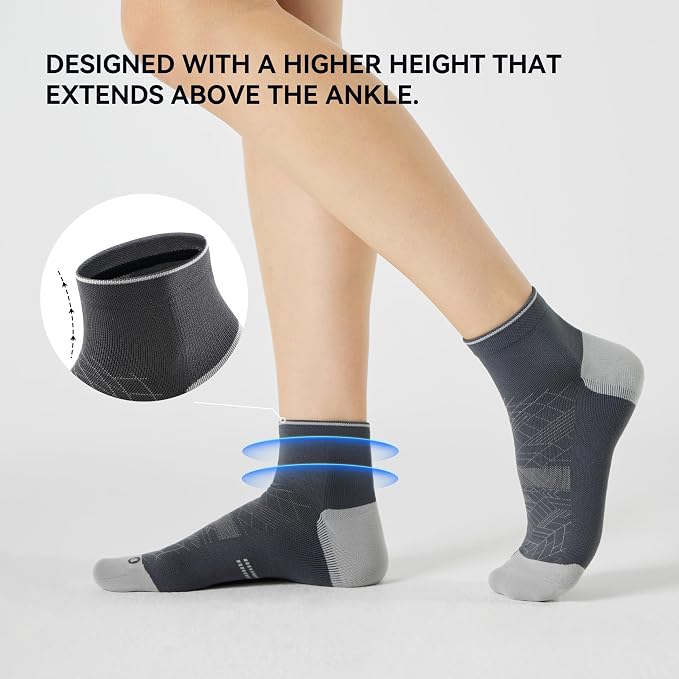CS CELERSPORT 2/5 Pairs Ankle Compression Socks - Image 4