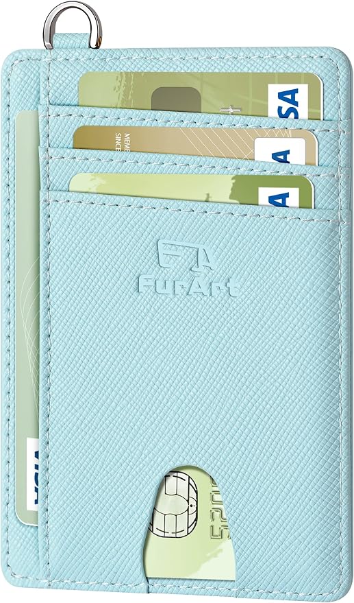 FurArt Slim Minimalist Wallet, Front Pocket Wallets, RFID Blocking, Credit Card by FurArt