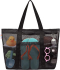 Tagitary Mesh Beach Bag with Zipper Large Beach Tote Waterproof Sandproof with by Tagitary