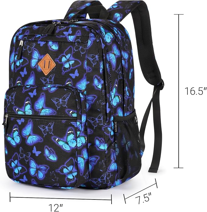ZORFIN 26L Backpack for College, and Travel: Water Resistant Bookbag - Image 3