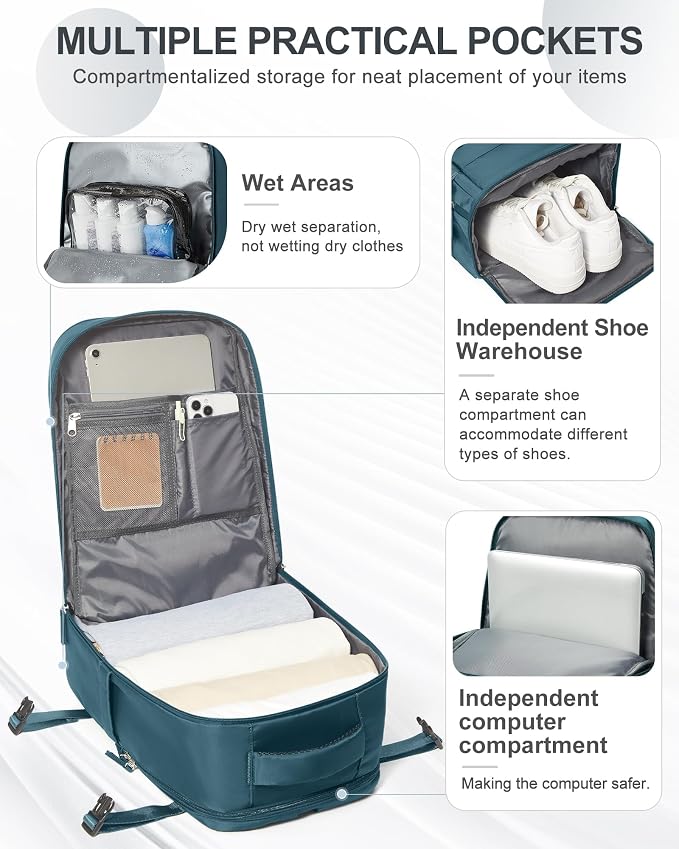 coowoz Travel Backpack Carry On - Image 3