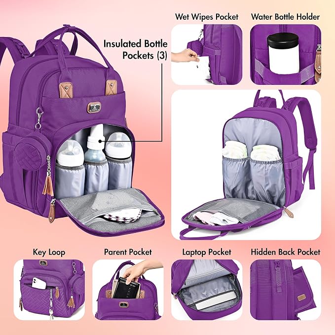 Dikaslon Diaper Bag Backpack - Image 4