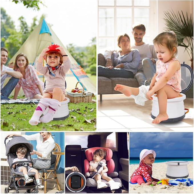 SunnySmile Portable Toilet for Kids, Portable Potty Seat for Toddler Travel - Image 5