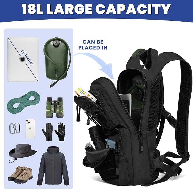 1050D Tactical Hydration Backpack - Image 3