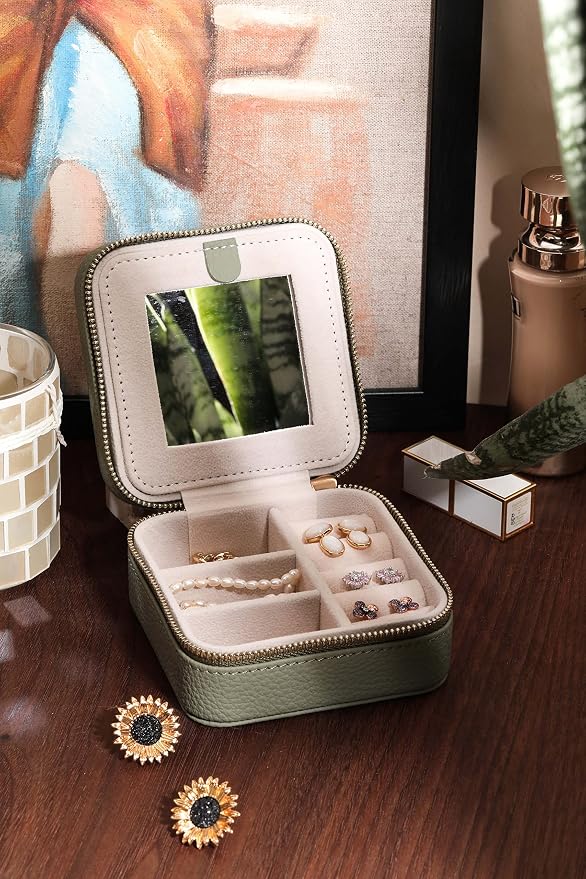 S.Leaf Travel Jewelry Organizer Travel Jewelry Boxes - Image 2