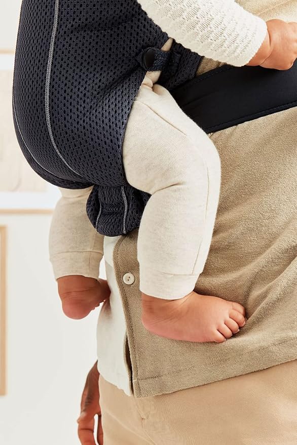 BabyBjörn Baby Carrier Mini, Anthracite, 3D Mesh | Newborn Carrier, Easy-to-Use - Image 9