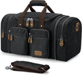 Gonex Canvas Duffle Bag for Travel, Expandable Water Resistant 50L Carry on by Gonex