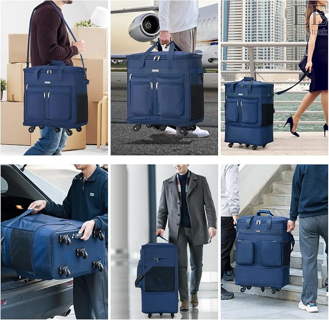 MILADA Expandable Luggage Bags for Travel Foldable Suitcase - Image 8