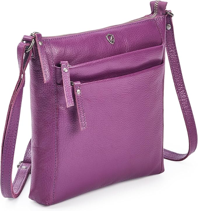 Small Soft Genuine Leather Crossbody Purse Women’s Sling Crossover Shoulder by Cochoa