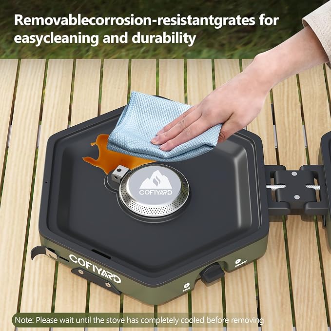 Propane 2-Burner Camping Stove - Image 6