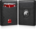 RUNBOX AirTag-Wallet-Mens-Slim-RFID Blocking Wallets Leather by RUNBOX