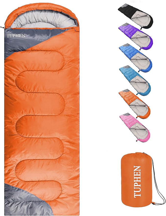 tuphen- Sleeping Bags for Adults Kids Boys Girls Backpacking Hiking Camping by tuphen