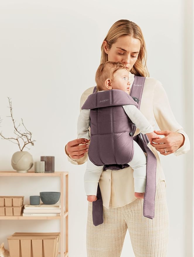 BabyBjörn Baby Carrier Mini, Dark Purple | Newborn Carrier, Easy-to-Use - Image 3