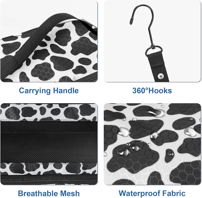 Suitcase Organizer, Travel Luggage Organizer Portable Hanging Travel Shelves - Image 3