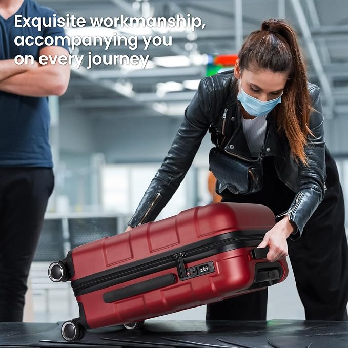 Hardside Carry On Luggage 22x14x9 Airline Approved - Image 5