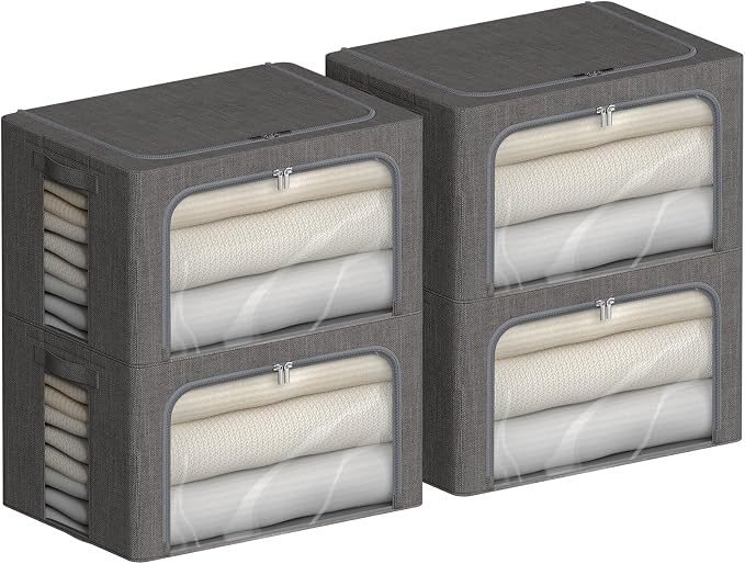 4 Pack Clothes Storage Bins - Image 9