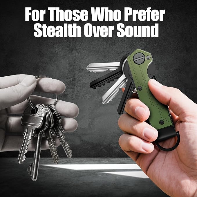 Key Organizer for Men Compact Key Holder Minimalist Key Case Metal Key Chain - Image 4