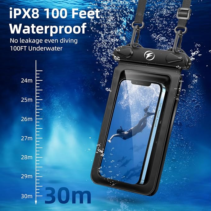 Waterproof Phone Pouch Double Space Waterproof Phone Case - Image 5