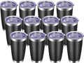 VEGOND 20oz Tumbler with Lid and Straw Stainless Steel Tumbler Cup Bulk Vacuum by VEGOND